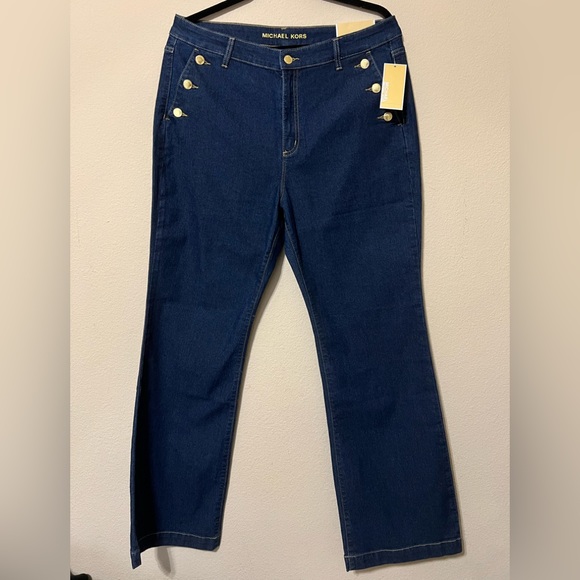 Michael Kors Blue Bootcut Denim - Picture 1 of 6